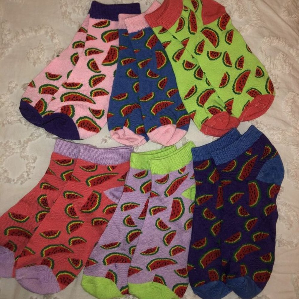 Watermelon Socks